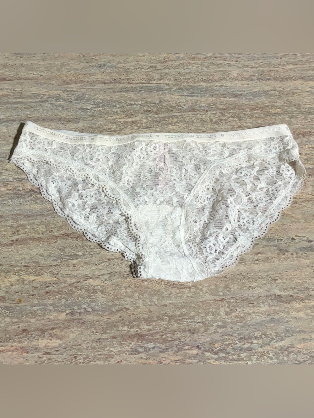 NWOT Victoria's Secret White Ivory Bikini Panty